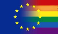 Europa-Regenbogen Flagge B-Ware /EU Regenbogen Fahne...