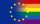 Europa-Regenbogen Flagge B-Ware /EU Regenbogen Fahne 90*150cm