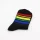 Regenbogen-Socken (Schwarz/Weiß mit Streifen)