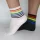 Regenbogen-Socken (Schwarz/Weiß mit Streifen)