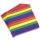 Servietten in Regenbogenfarben I 20er-Pack
