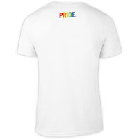 BENSWILD - T-SHIRT I PRIDE. I Front-Print I weiß